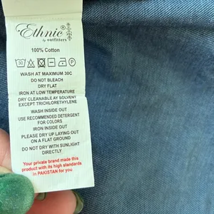 Ethnic by Outfitters Blue Embroidered Cotton Tunic‎ Dress XS WTB381709 Boho Pink thumbnail 5