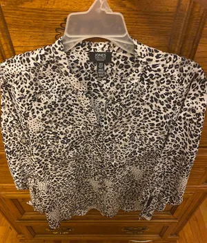 Leopard Blouse thumbnail 1