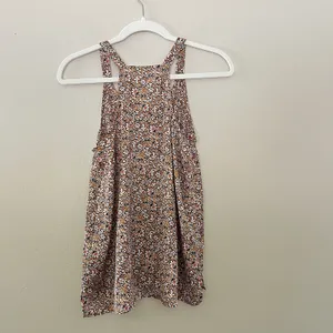 anthropologie maeve Aryana Button Up Floral 4 Boho Silky Blouse Sleeveless Tunic thumbnail 7