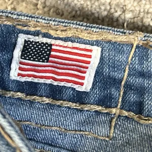 True Religion Billy Super T Jeans Womens 24 Straight Low Rise Actual 26x32 USA thumbnail 5