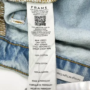 FRAME Le High N Tight Crop Mini Boot Jeans Womens 28 Distressed Grunge‎ Indie thumbnail 12