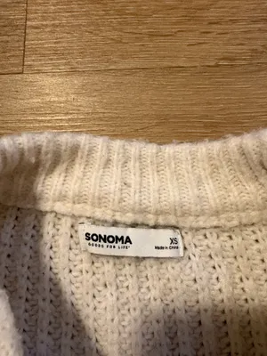 White Cable Knit Sweater thumbnail 4