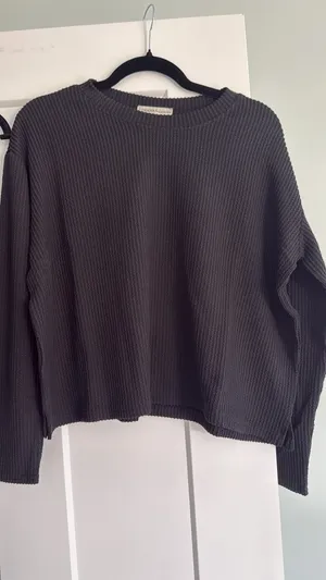 Zenana Small Black Ribbed Knit Set thumbnail 3