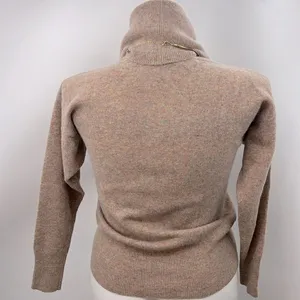 Jeane Pierre long sleeve lambswool angora rabbit turtleneck sweater thumbnail 4