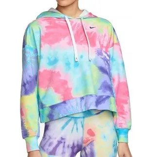 Nike Get Fit French Terry Tie-Dye Training Hoodie thumbnail 1