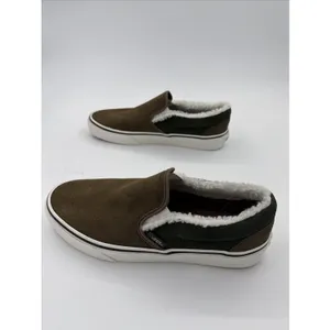 Vans Classic Slip-On Sherpa Kangaroo Women's 8.5 Men's 7 Brown Sneakers thumbnail 4