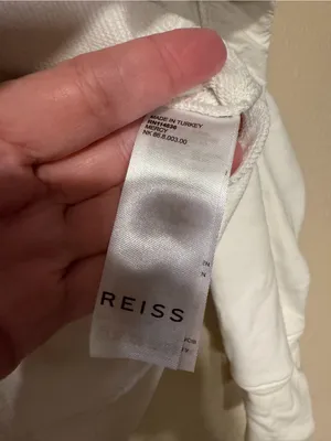 Reiss Mercy Cotton Blend Hoodie Size Medium thumbnail 7
