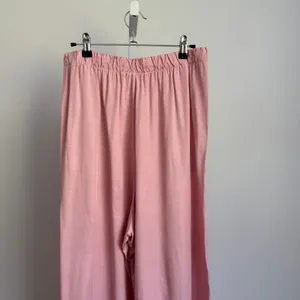 Stateside Wide Leg Lounge‎ Pants Elastic Waist Pockets Pink Size M thumbnail 9