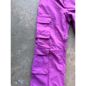Love Tree Magenta Purple Cargo Pants High Waisted Multi Pocket Utility Womens S thumbnail 5