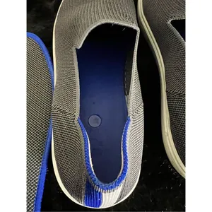 Rothy's The Original Slip On Sneaker Anchor Textile Blue grey Women’s US 8.5 thumbnail 5