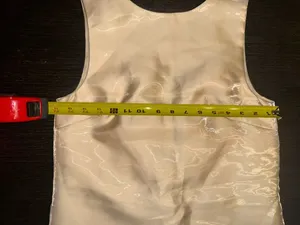Divided Shimmering Cream Slip Dress thumbnail 7