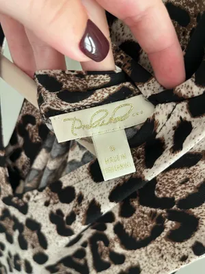 Cheetah Print Dress Multiple thumbnail 3