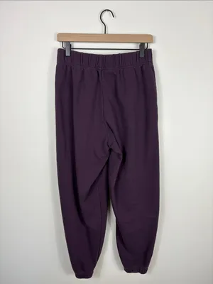 Aerie Jet Setter Joggers Sweatpants Cool Berry Purple Women’s Size Small Cotton thumbnail 6