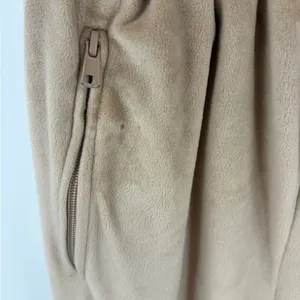 Skims women’s velour high rise jogger pant tan honey comfort loungewear size XS thumbnail 3