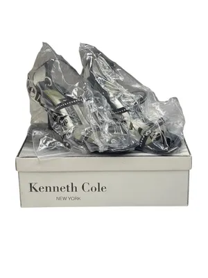 new Kenneth Cole ★ Evening Star Rhinestone Embellished Sandal ★ Black Satin ★ 8M thumbnail 12