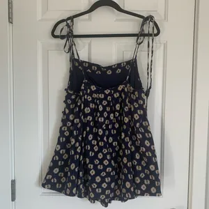 Free People Molly Cami Tunic Top - Size S -‎ Indigo - NWT thumbnail 6