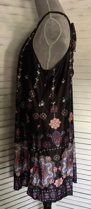 Halter Dress, XL Black thumbnail 2