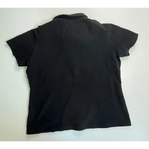 Burberry London Black Polo Shirt Womens Short Sleeve Collared Casual Top‎ thumbnail 5