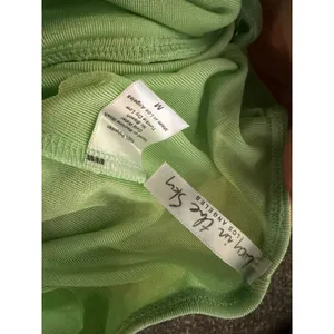 Lucy in the Sky Off the Shoulder Tie Back Maxi Dress in Match Green Size Medium thumbnail 4