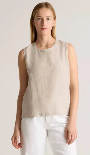 Quince European linen tank top thumbnail 1