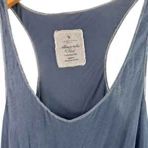 Abercrombie & Fitch Tank‎ Top Racerback Casual Everyday Blue Medium thumbnail 9