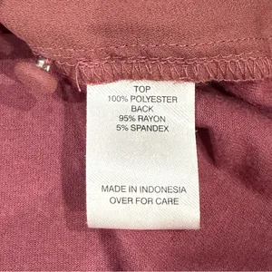 Fortune + Ivy Mauve Button-Front Women's Top thumbnail 7