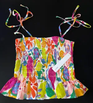 Aqua tube top thumbnail 1