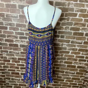 One Clothing Vintage Y2K Aztec Sleeveless Top 90s Color Sz Large thumbnail 5