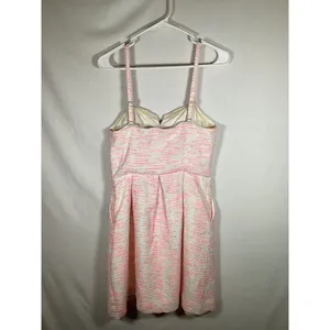 Anthropologie Moulinette Soeurs Tweed Pasteque Dress Size 6‎ White Pink Wedding thumbnail 9