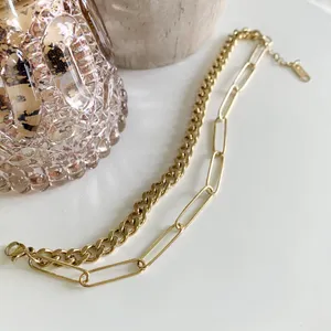 Boutique Gold Double Link Bracelet thumbnail 2