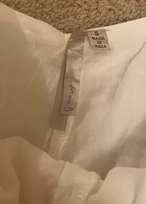White Embroidered Shorts thumbnail 4