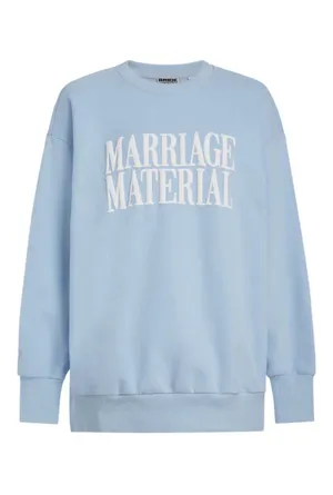 Marriage material crewneck Blue Size M thumbnail 1