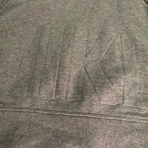 Nike Gray Cropped Sweatshirt. Embossed Nike On Front Womens Medium thumbnail 2