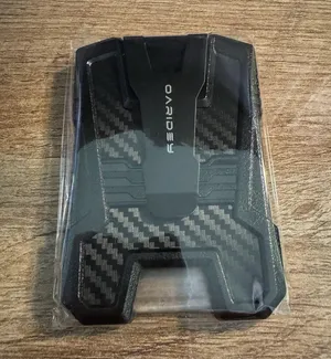 Oaridey Carbon Fiber Badge Holder/Id Card Holder/Portable Travel Wallet with Man thumbnail 1
