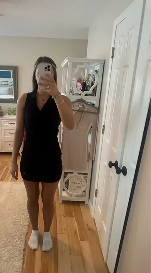 Black mini dress Size L thumbnail 3