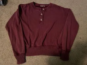 American Eagle Maroon Sweatshirt thumbnail 1