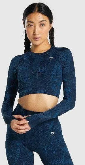 Gymshark Long-sleeve Crop Top thumbnail 1