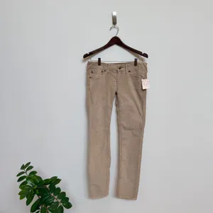 Free‎ People Taupe Corduroy Skinny Pants Size 29 NWT Neutral Stretch thumbnail 8