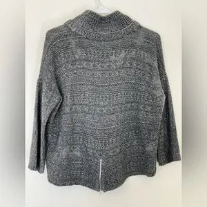 THEORY‎ Size S Sal B Woodstock Turtle Neck Sweater Gray EUC Wool Blend thumbnail 2