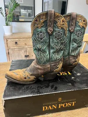 Dan Post Women’s Boots Cowboy Vintage thumbnail 2