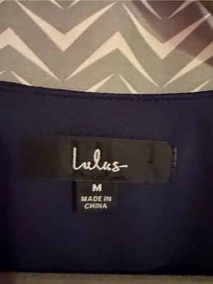 Lulus | Beautiful Details Navy Blue Floral Long Sleeve Midi Dress, M thumbnail 8