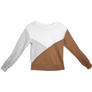 Abercrombie & Fitch Soft AF White Brown Fleece Long Sleeve Sweatshirt Size XXS thumbnail 2