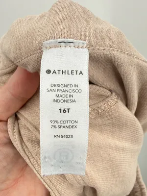 Athleta Farallon Heathered Short Blush Pink/Beige Size‎ 16T thumbnail 5