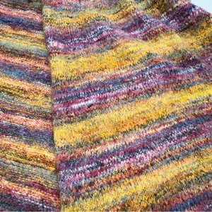 Anthropologie Akemi + Kin Space Dye Scarf Warm Knit Colorful Boho thumbnail 3