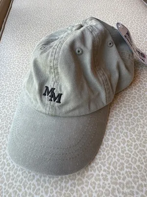 MM Embroidered Baseball Cap Light Olive Green by ADAMS thumbnail 1