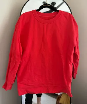 Lululemon Bright Red Crewneck Sweatshirt thumbnail 1