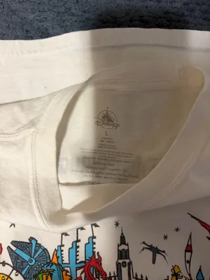 Disneyland Shirt White Size L thumbnail 3