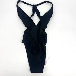 Cupshe One Piece with Cutouts and Crossback‎ Details Black Size Medium NWT thumbnail 2