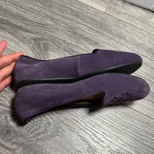 UGG Purple Suede Shearling Lined Australia Alloway‎ Slipper 6.5 thumbnail 8
