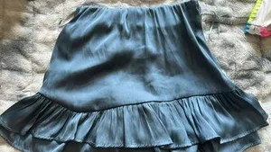 Satin Skort Blue thumbnail 1